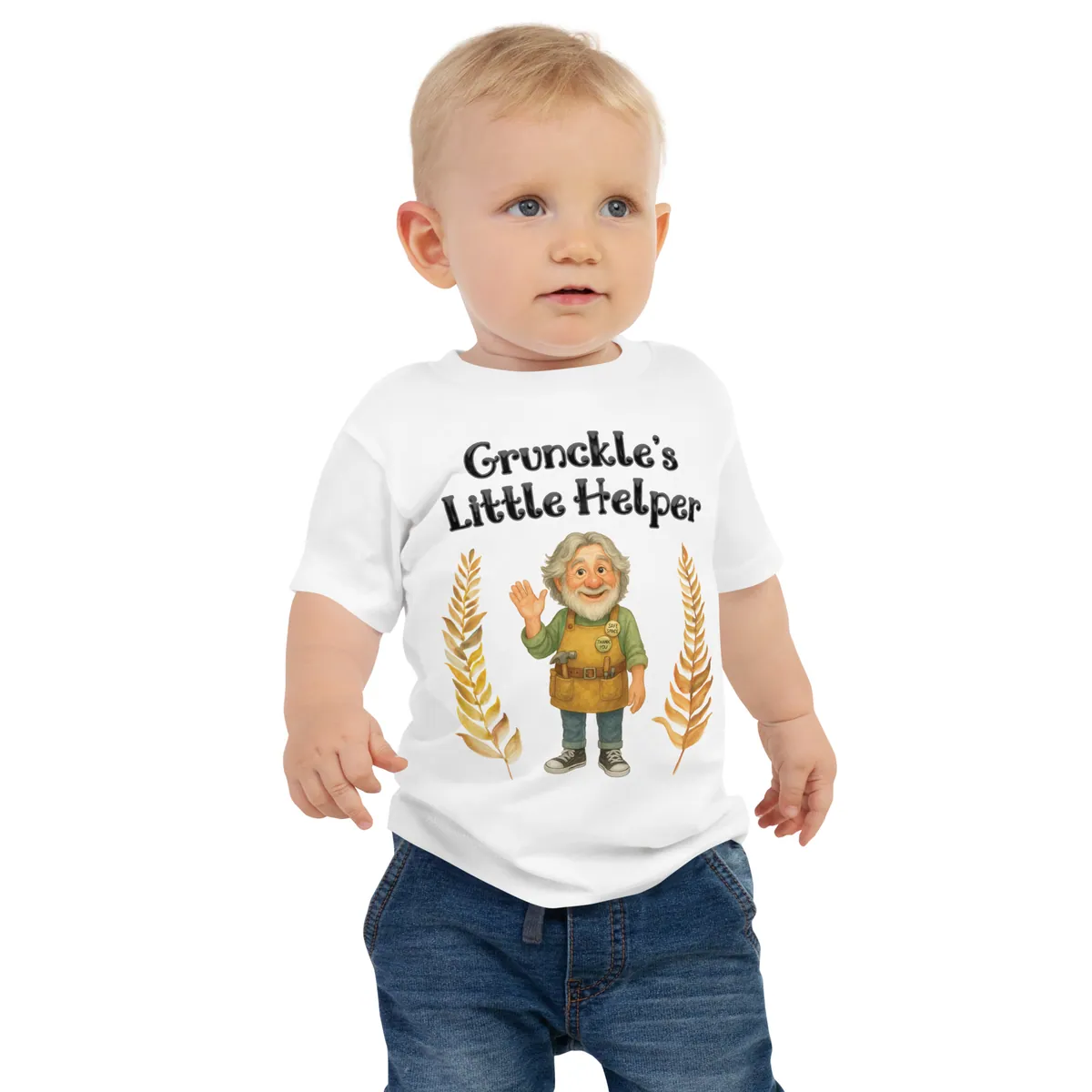 Grunckle's Little Helper — Baby Jersey Short Sleeve Tee