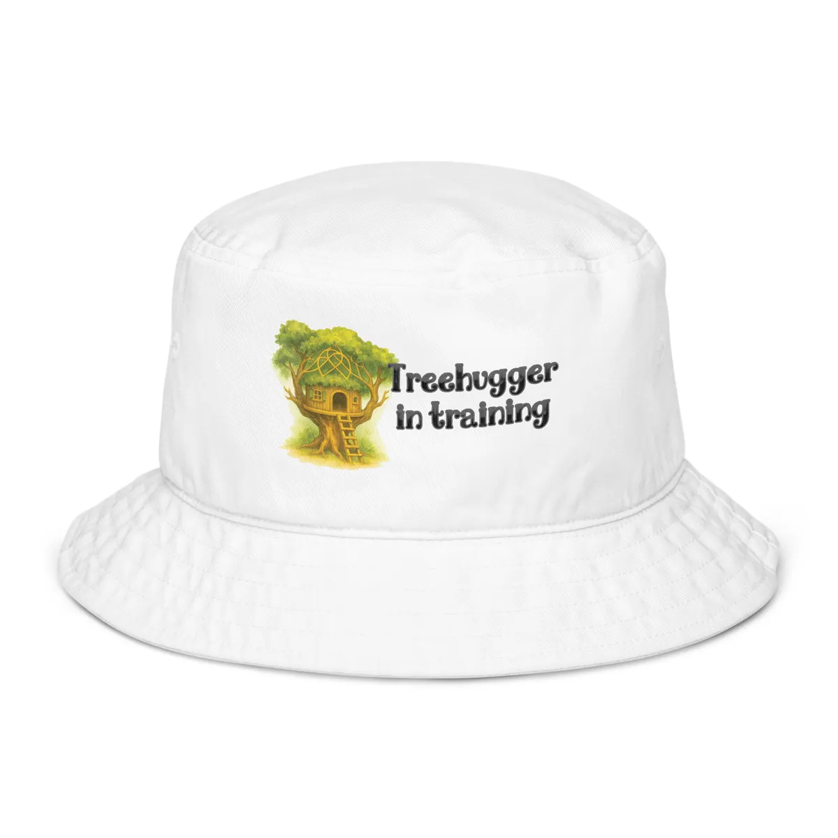 Treehugger in Training — Organic bucket hat