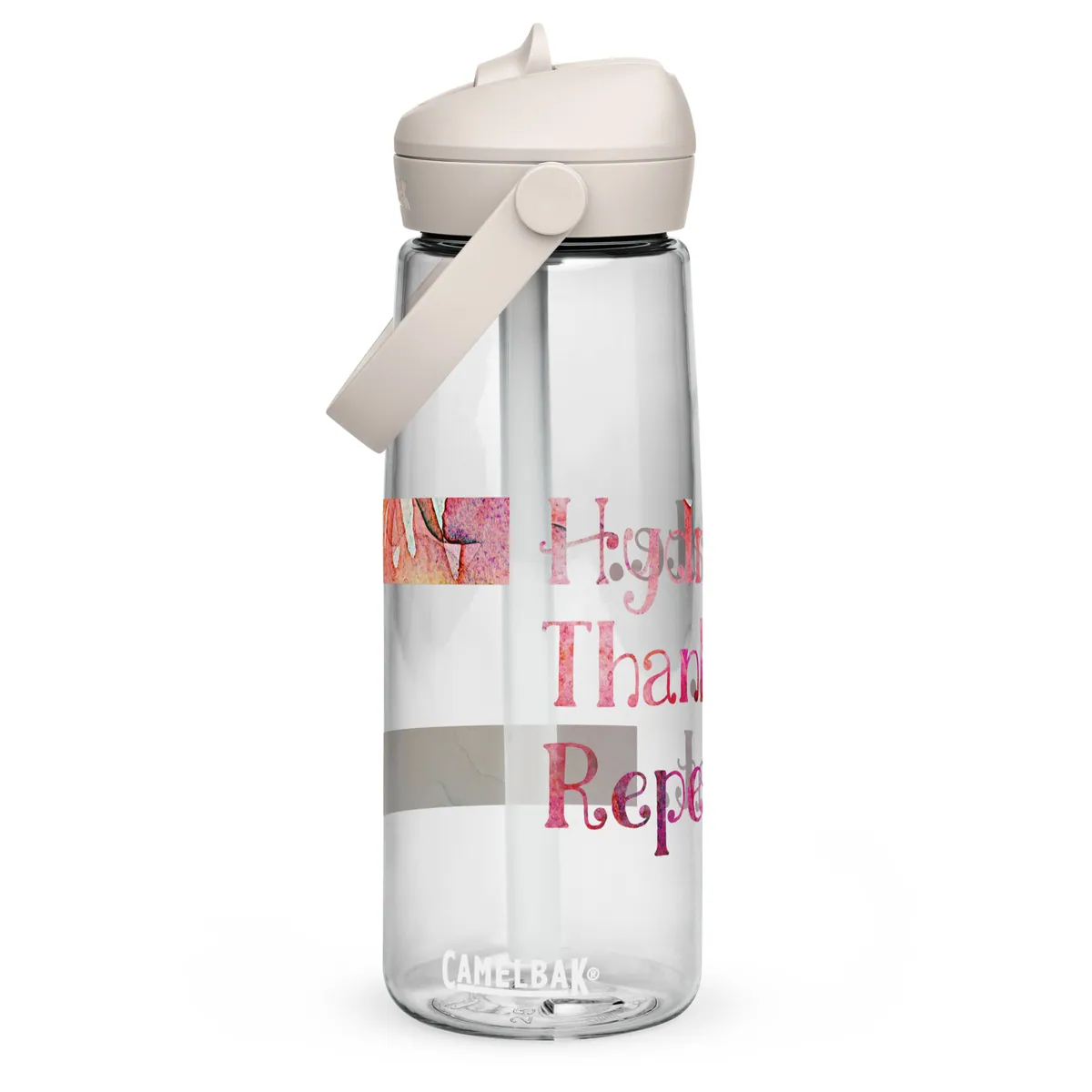 25oz Flip straw water bottle